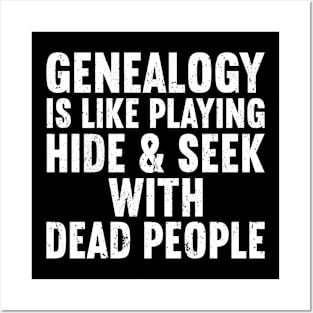 Genealogy Genealogist Posters and Art